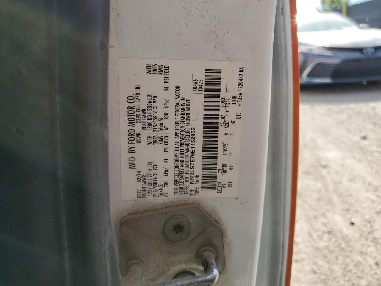 2014 FORD TRANSIT CONNECT