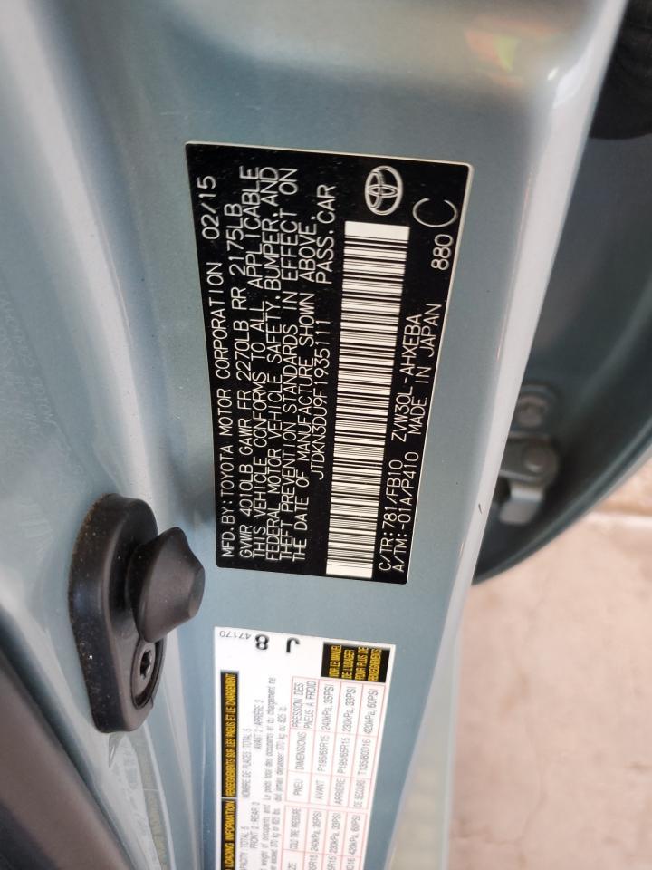 2015 TOYOTA PRIUS