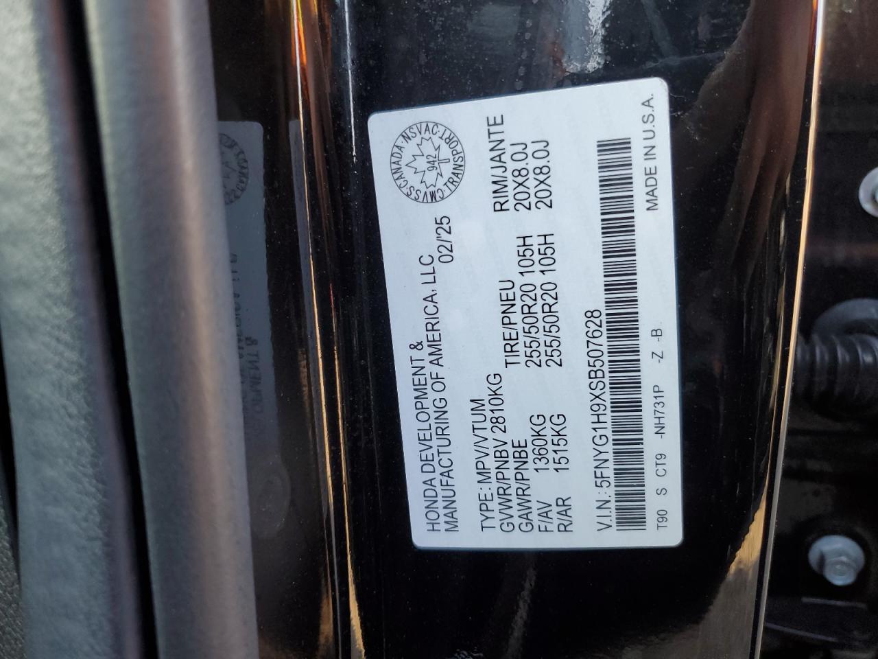 2025 HONDA PILOT