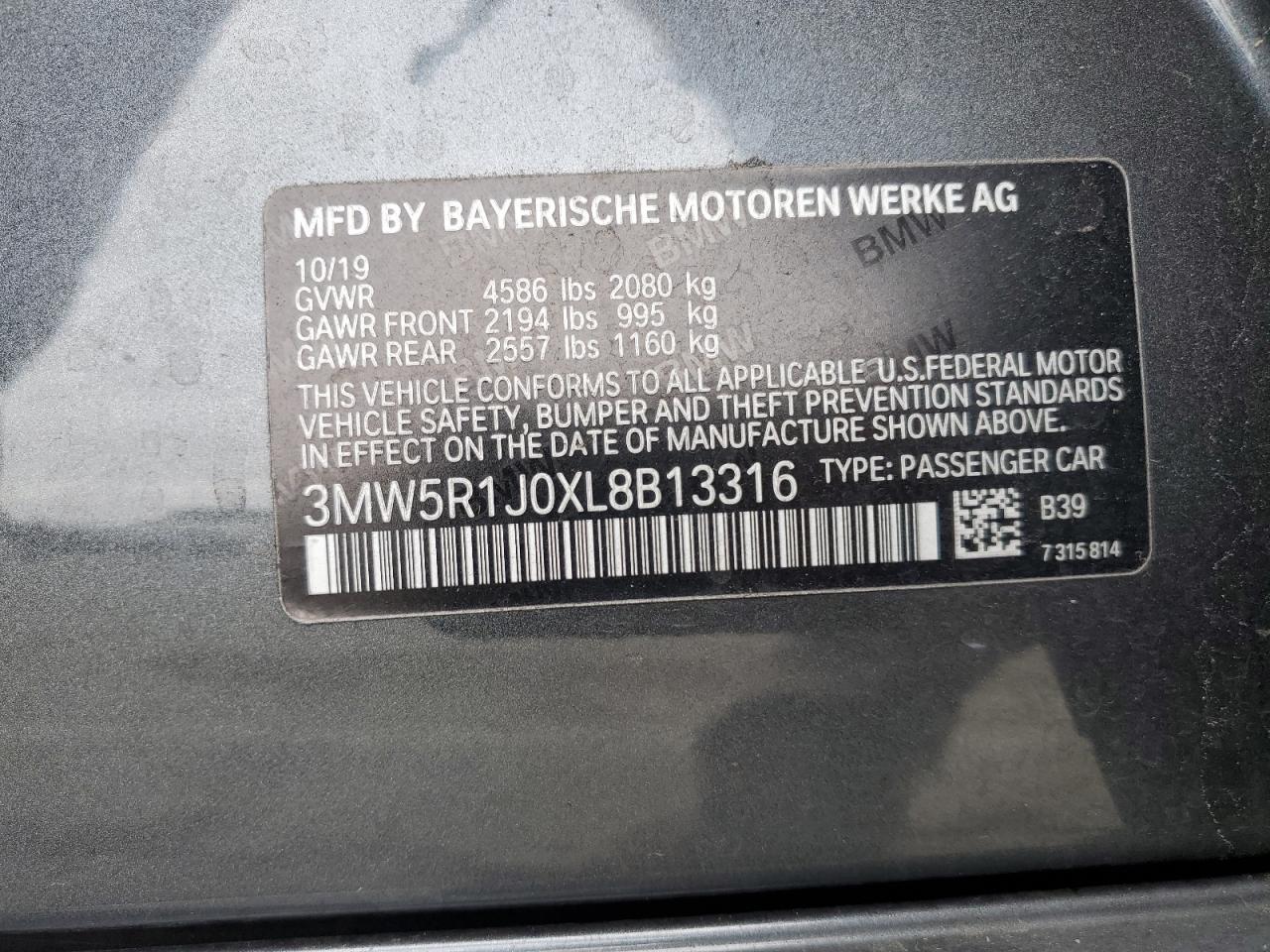 2020 BMW 3 SERIES