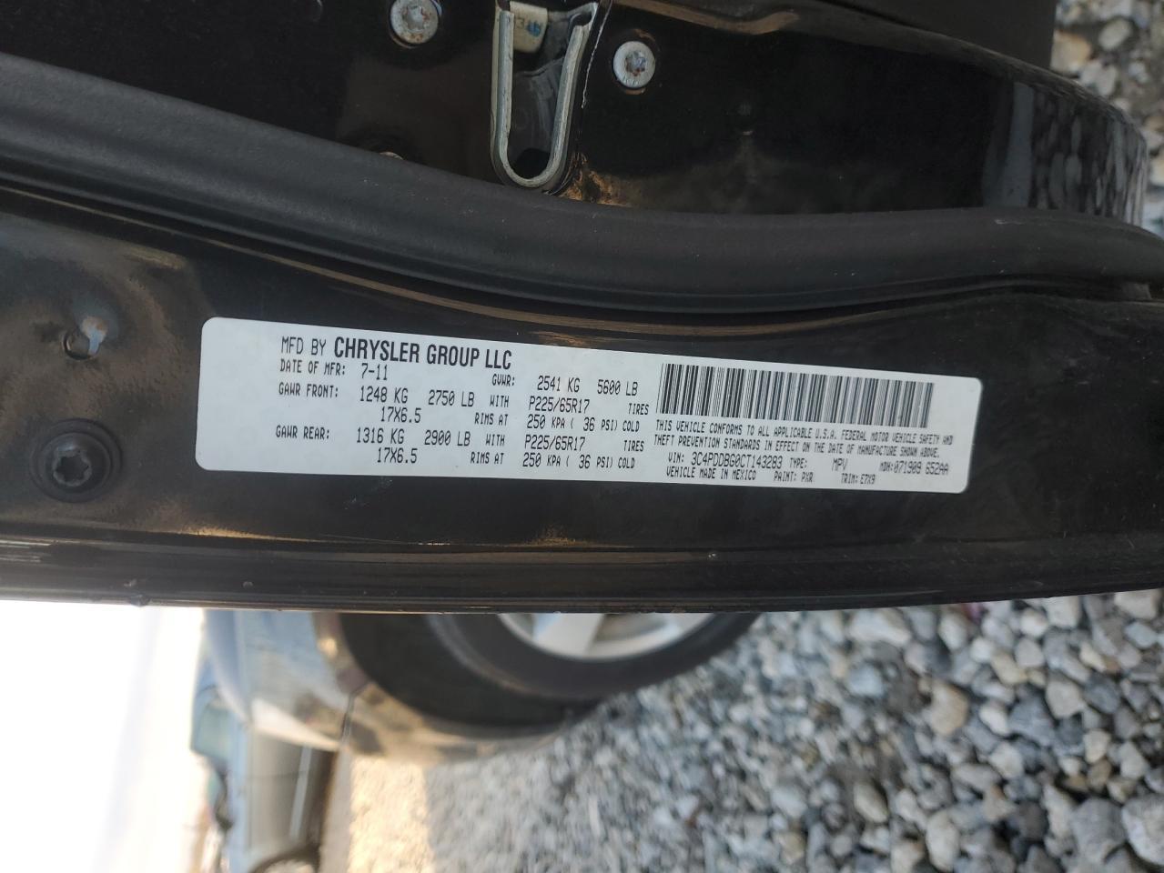 2012 DODGE JOURNEY