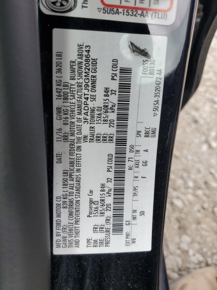 2016 FORD Fiesta
