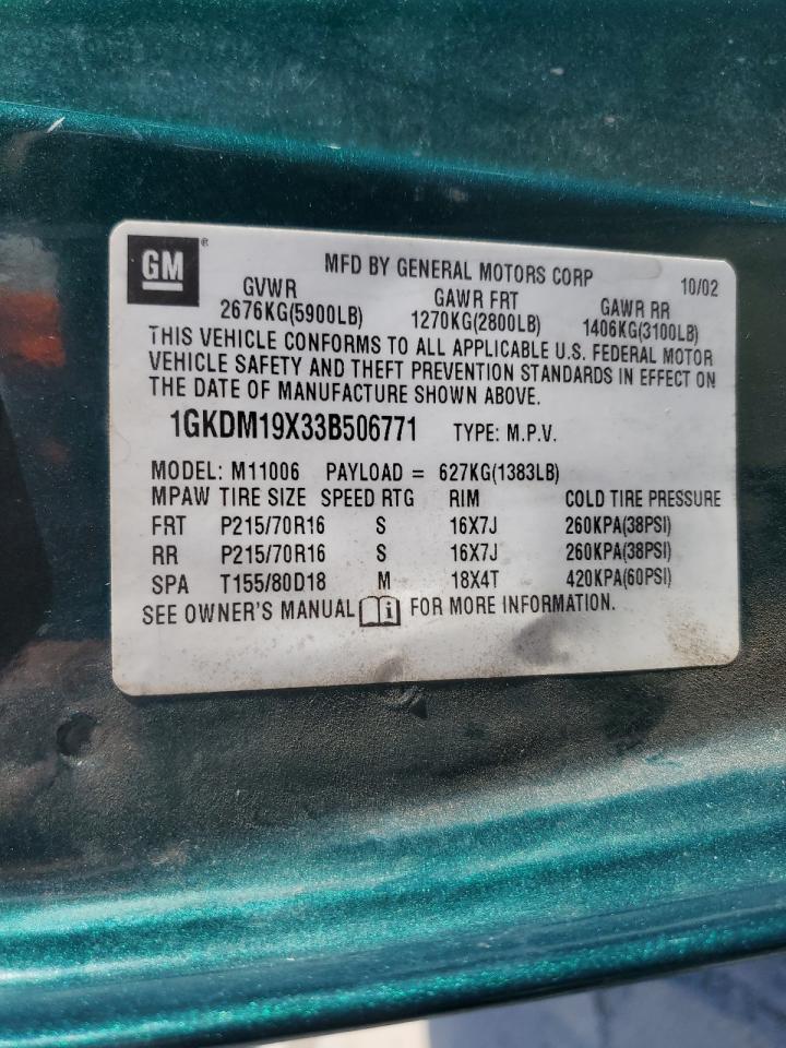 2003 GMC SAFARI