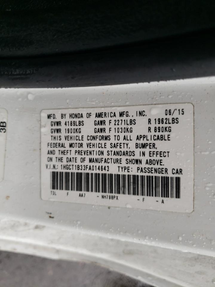 2015 HONDA ACCORD
