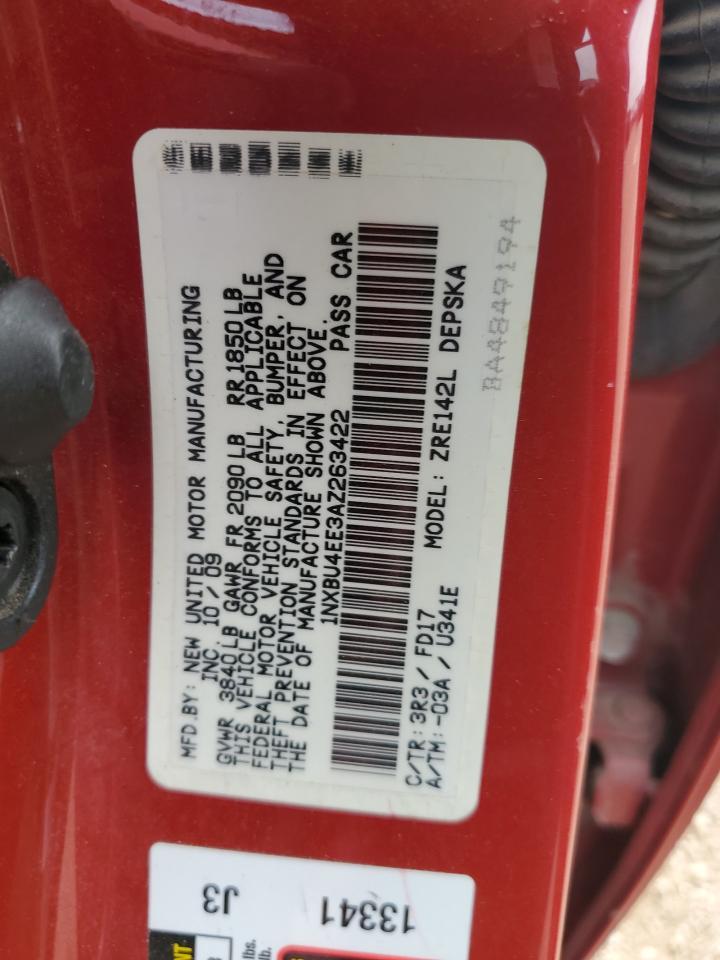 2010 TOYOTA COROLLA