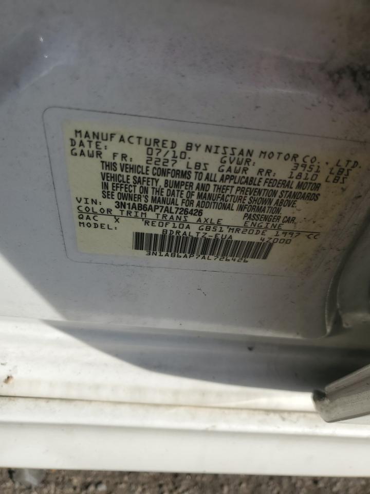 2010 NISSAN SENTRA