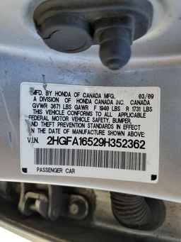 2009 HONDA CIVIC