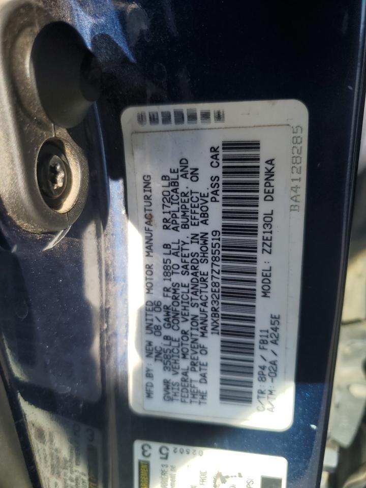 2007 TOYOTA COROLLA