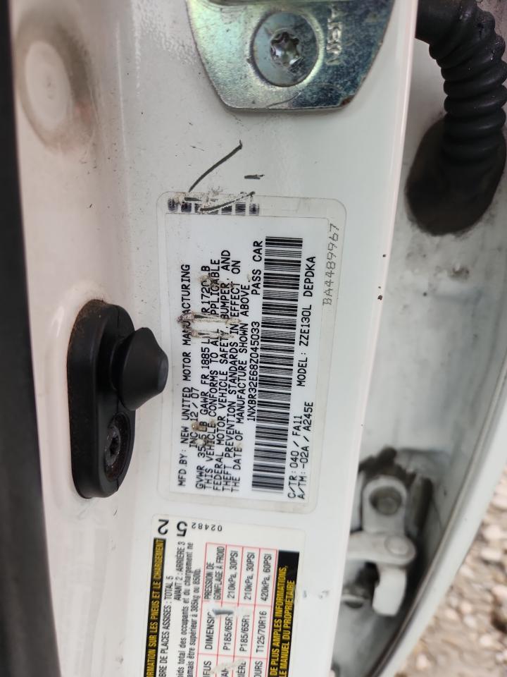 2008 TOYOTA COROLLA