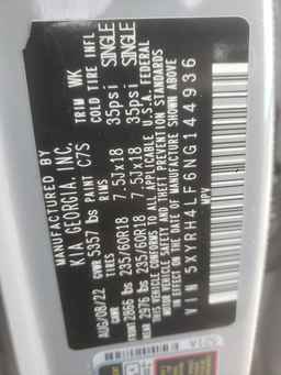 2022 KIA SORENTO