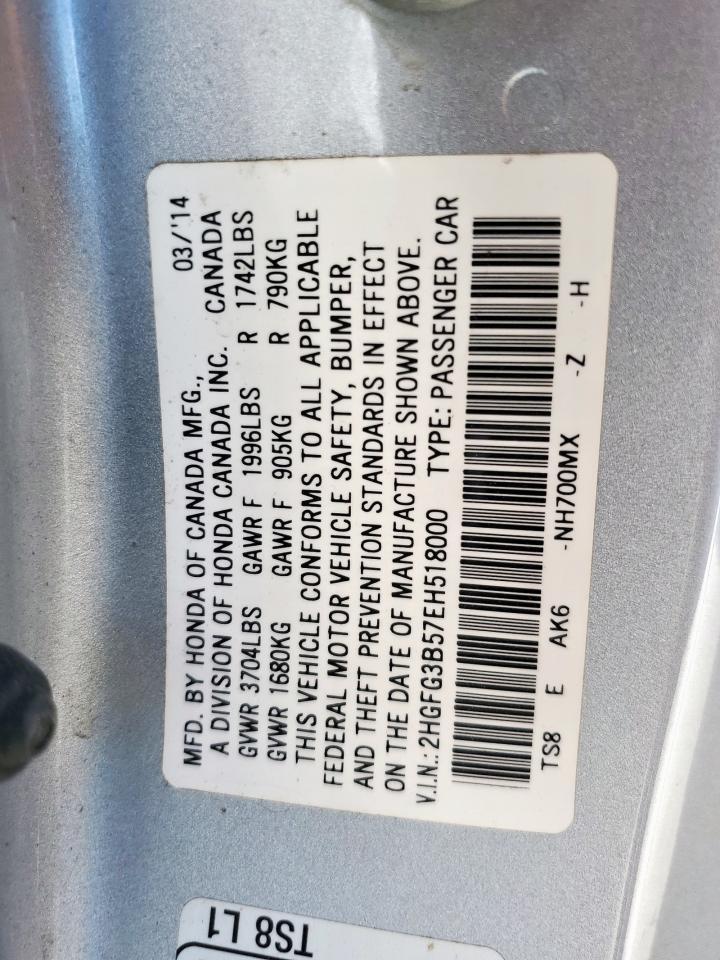 2014 HONDA CIVIC
