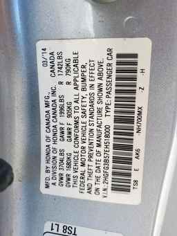 2014 HONDA CIVIC
