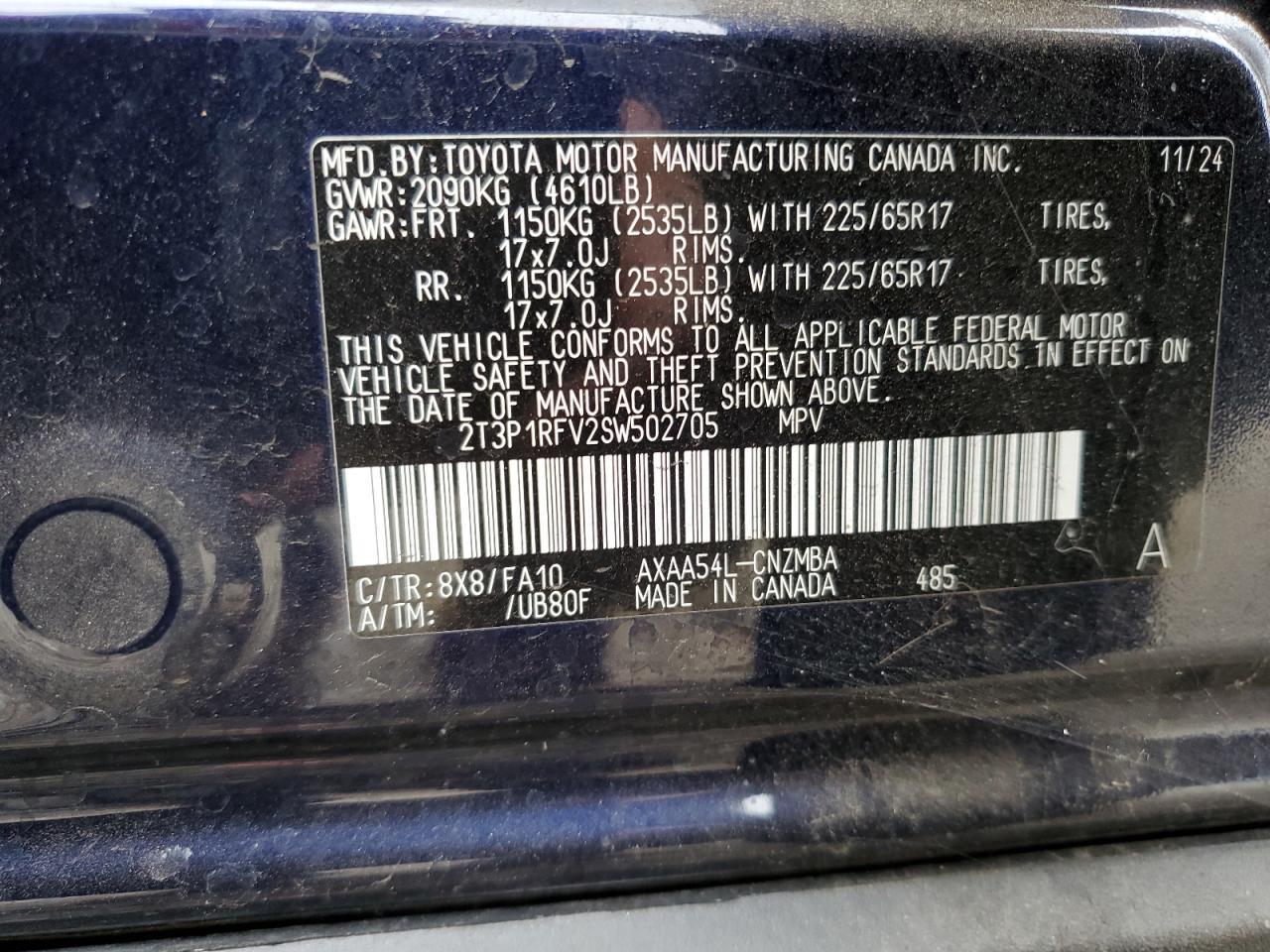 2025 TOYOTA RAV4