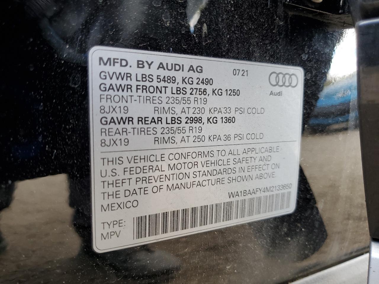 2021 AUDI Q5