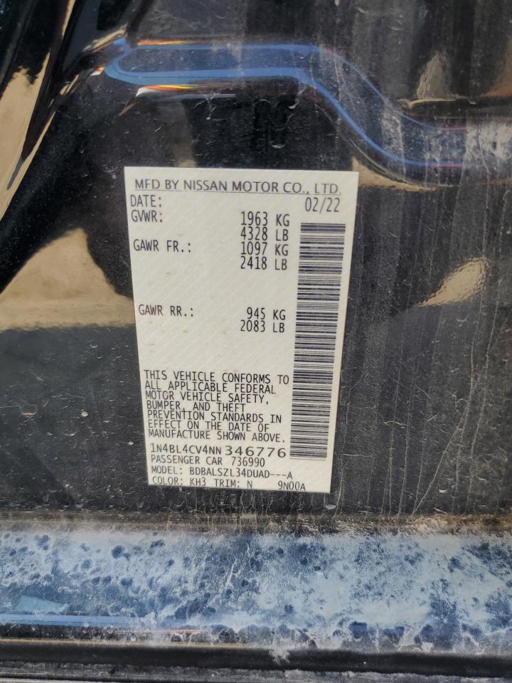 2022 NISSAN ALTIMA