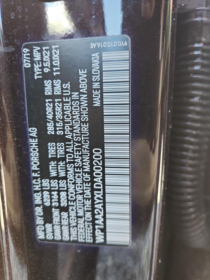 2020 PORSCHE CAYENNE