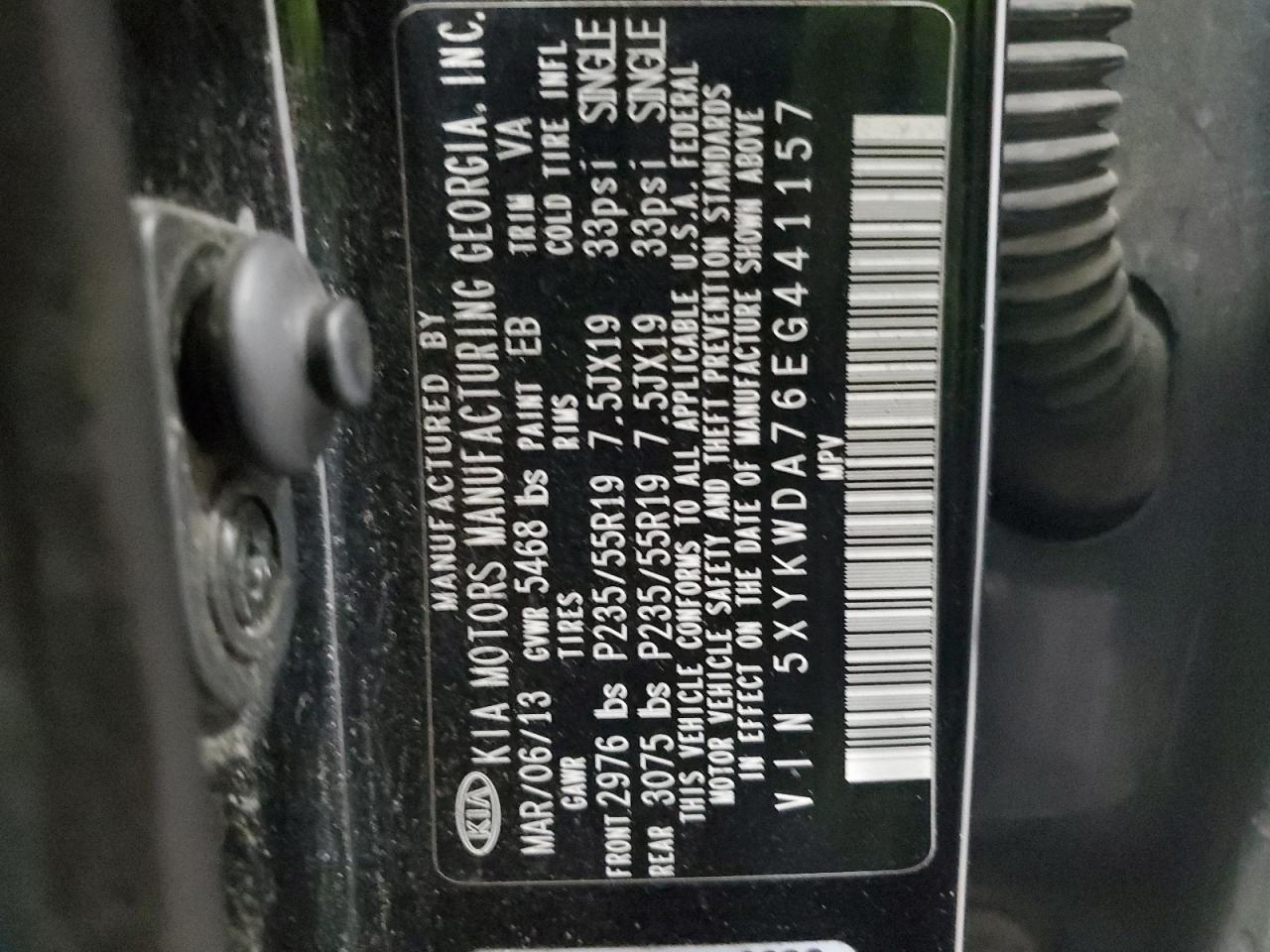 2014 KIA SORENTO