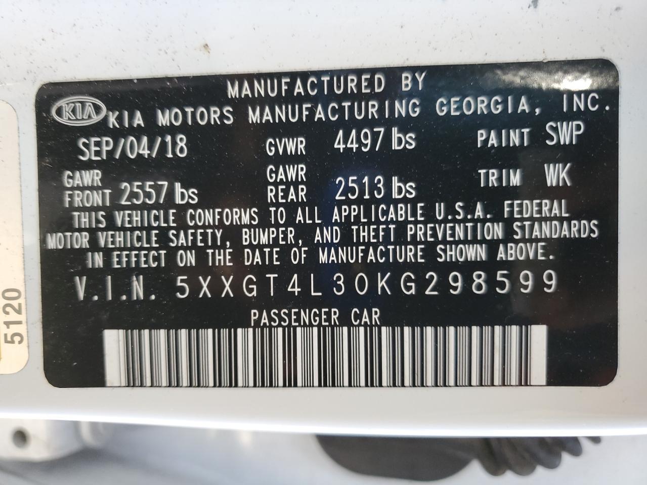 2019 KIA OPTIMA