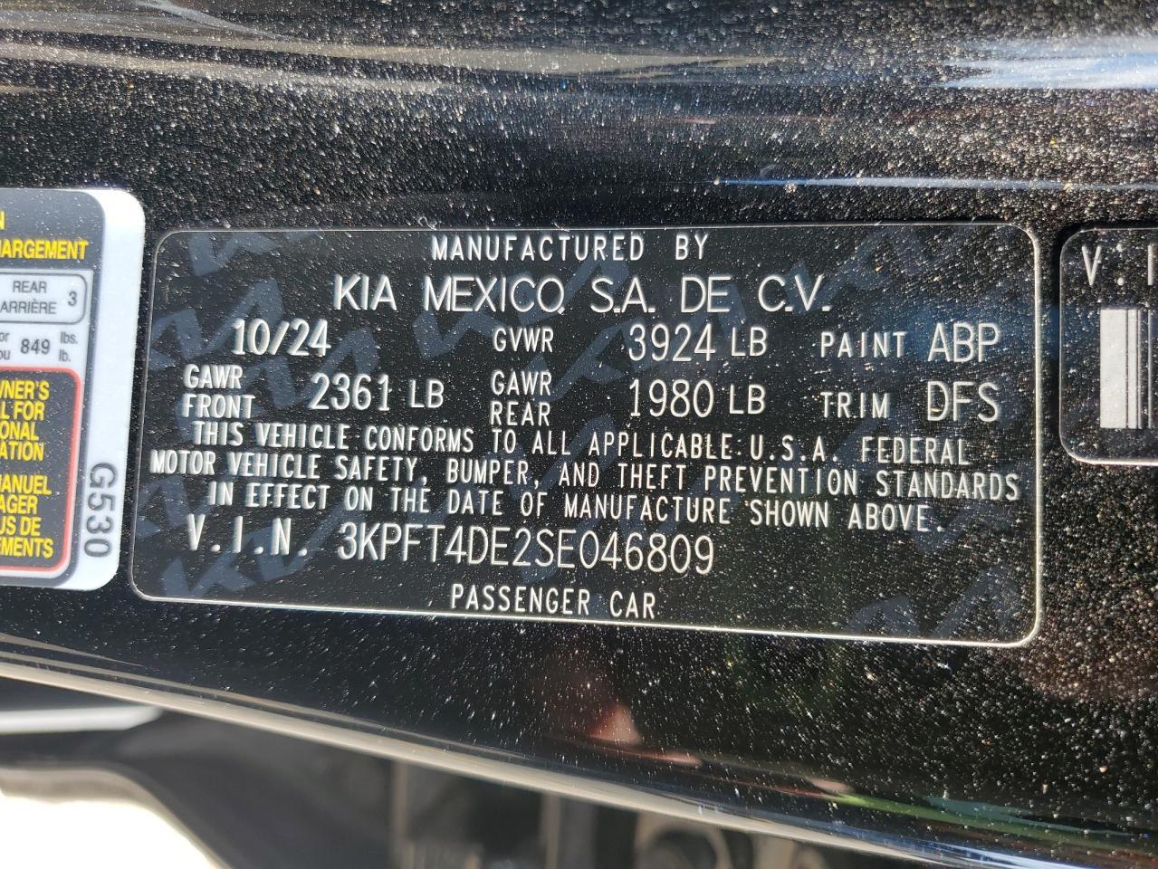 2025 KIA K4