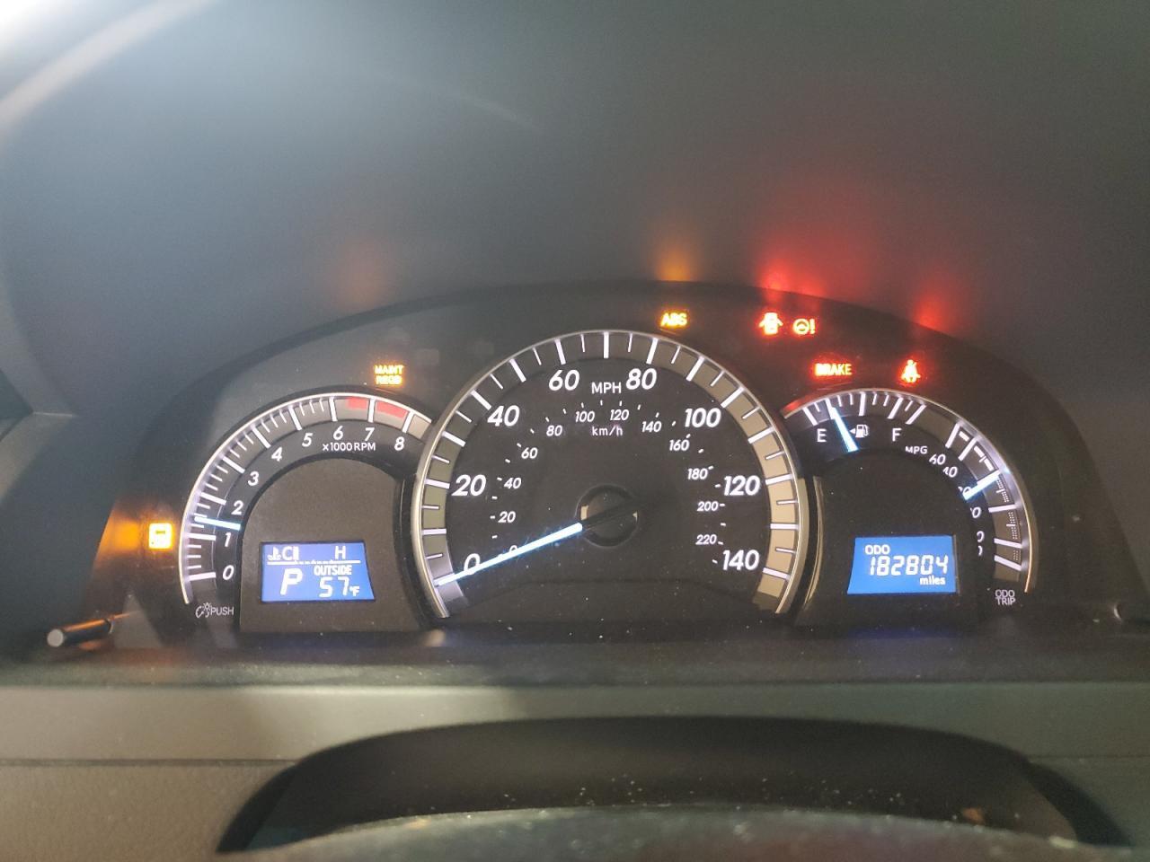 2012 TOYOTA CAMRY
