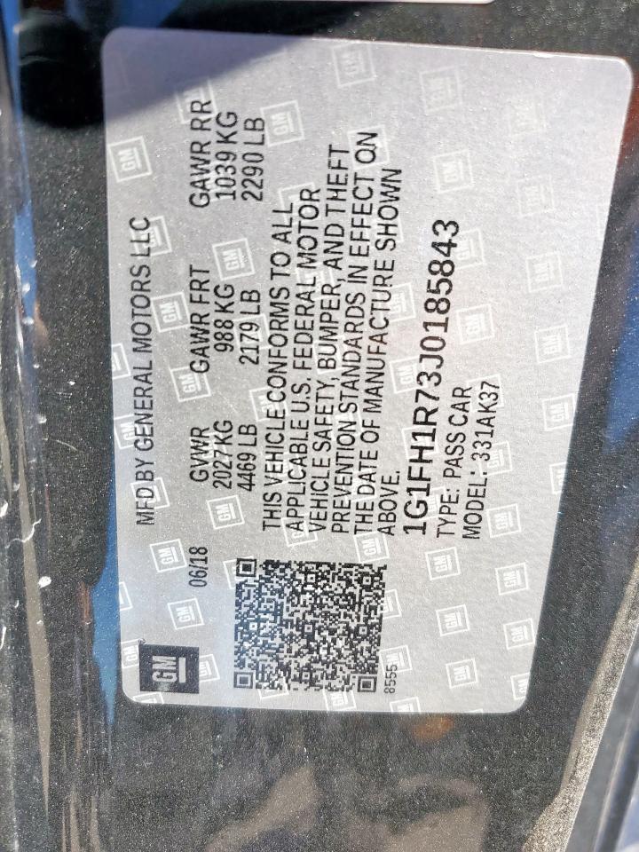 2018 CHEVROLET Camaro