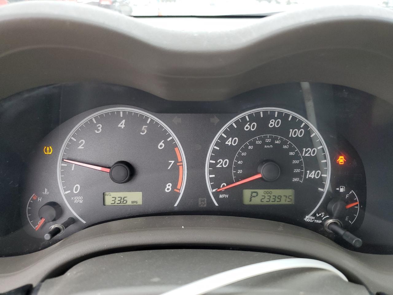 2009 TOYOTA COROLLA