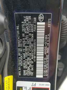 2013 TOYOTA CAMRY
