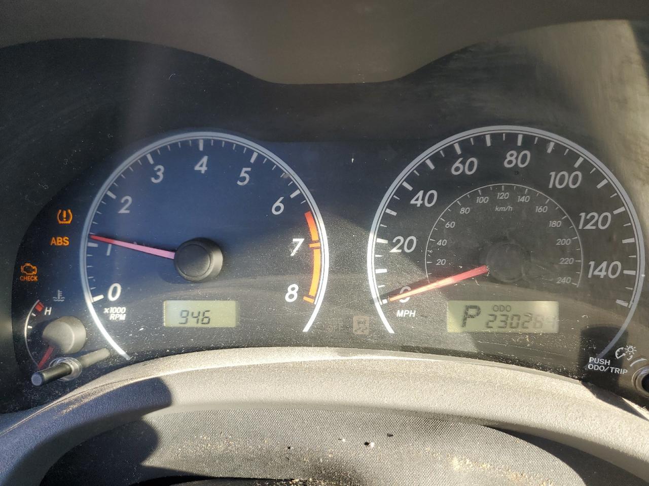 2009 TOYOTA COROLLA