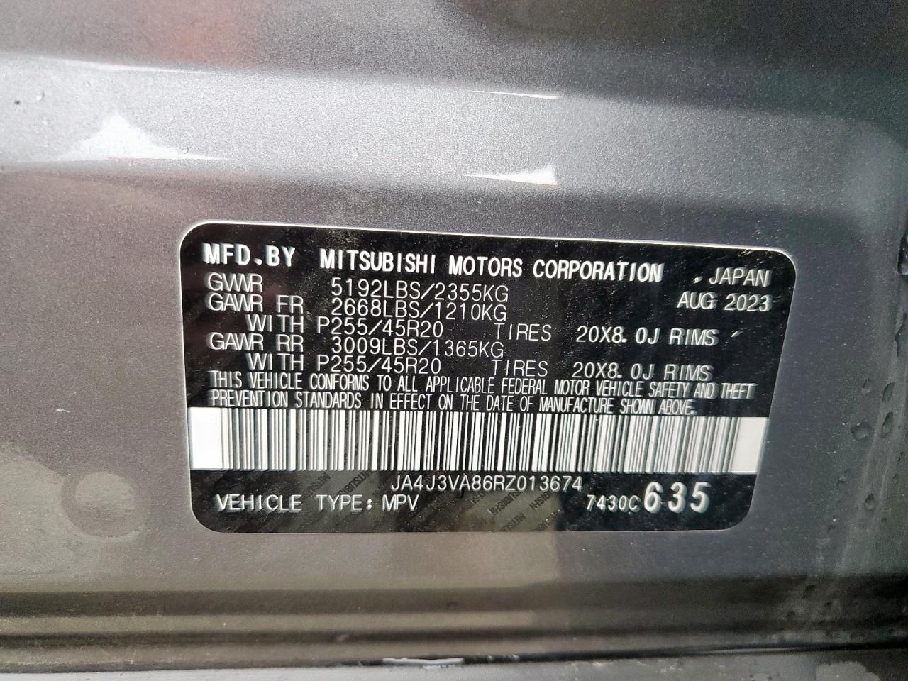 2024 MITSUBISHI outlander
