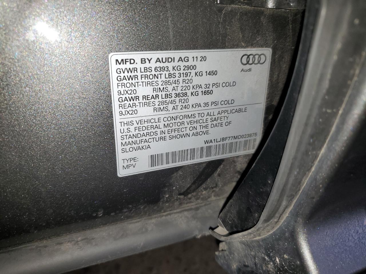 2021 AUDI Q7