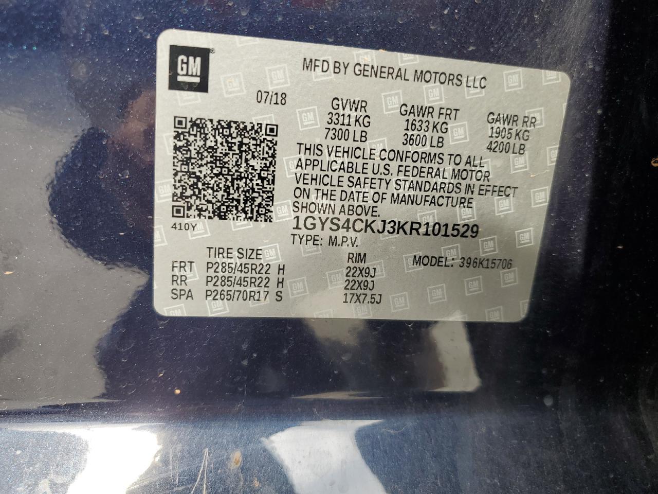2019 CADILLAC ESCALADE