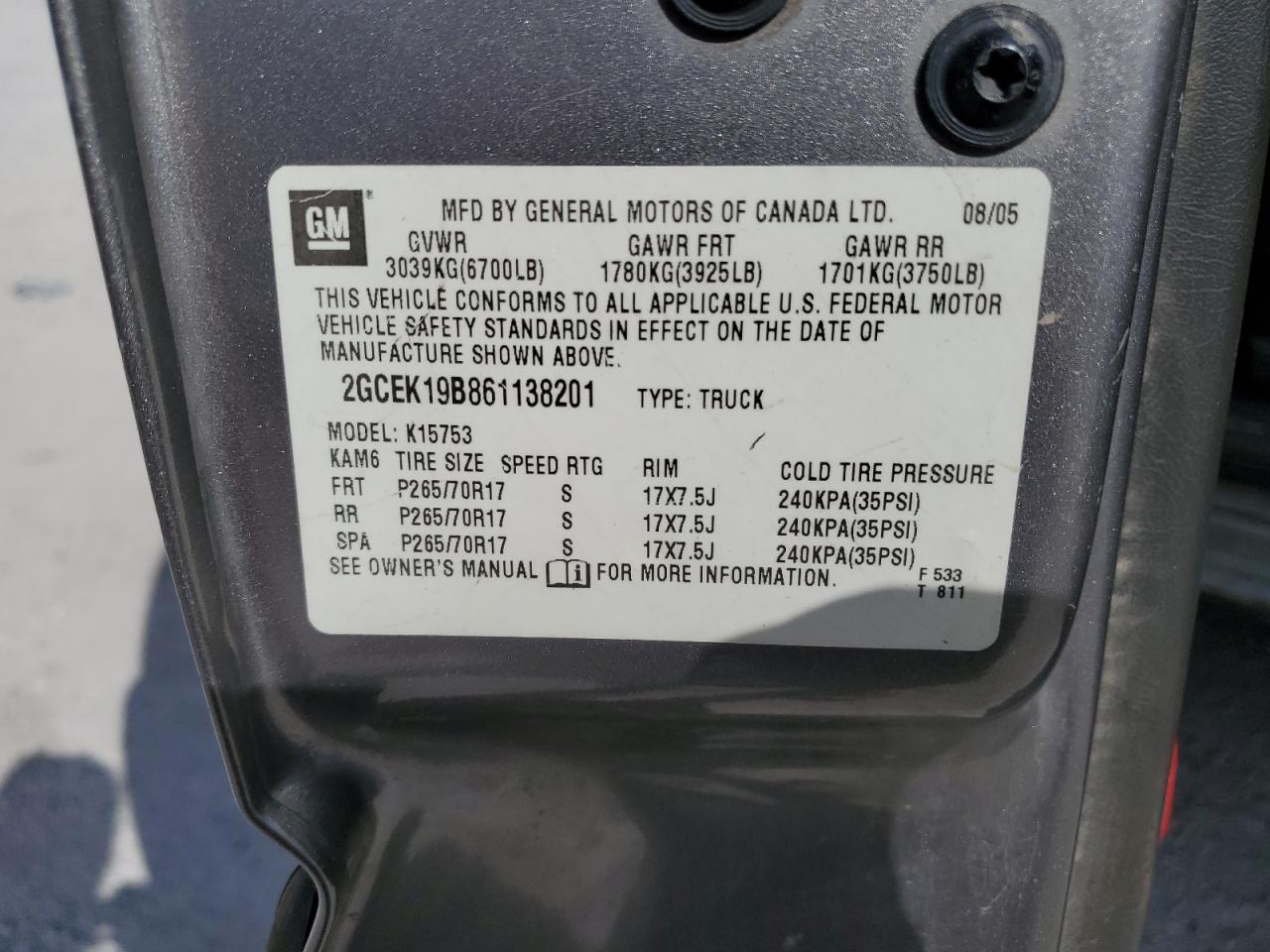 2006 CHEVROLET Silverado