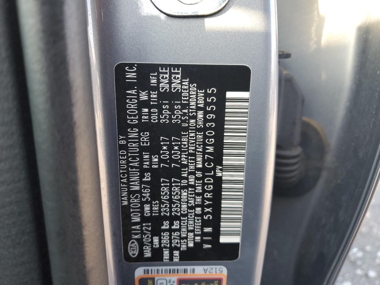 2021 KIA SORENTO