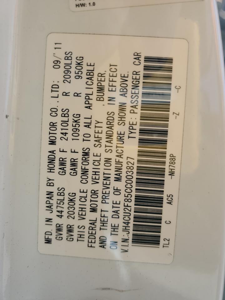 2012 ACURA TSX