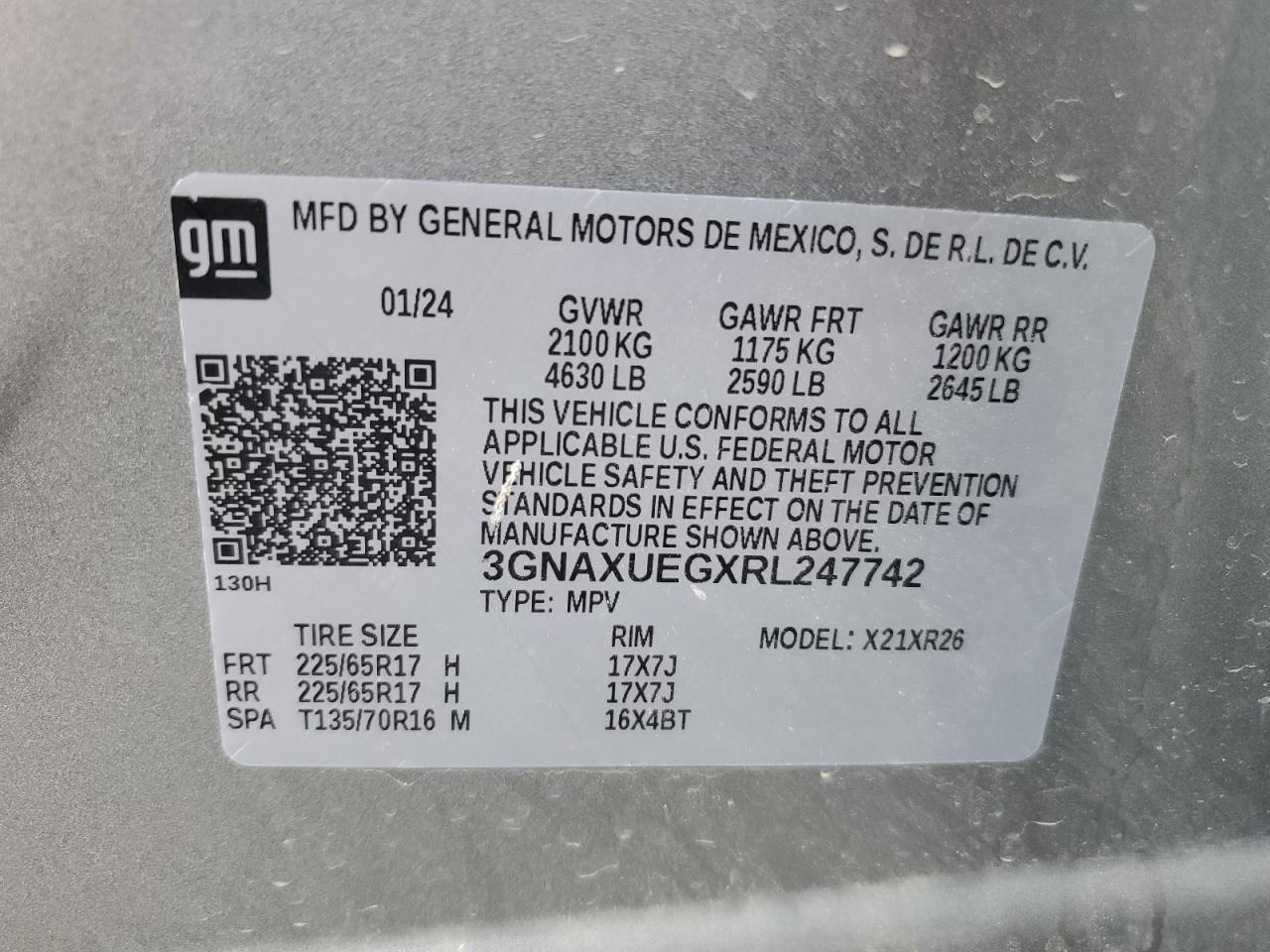 2024 CHEVROLET EQUINOX