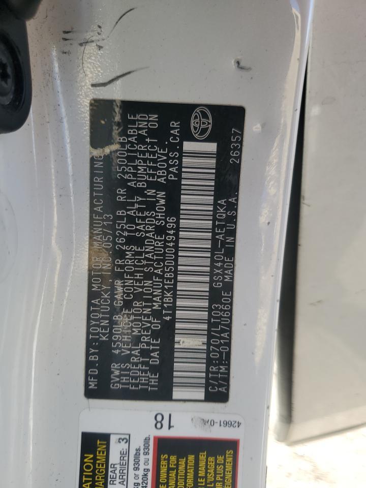 2013 TOYOTA Avalon