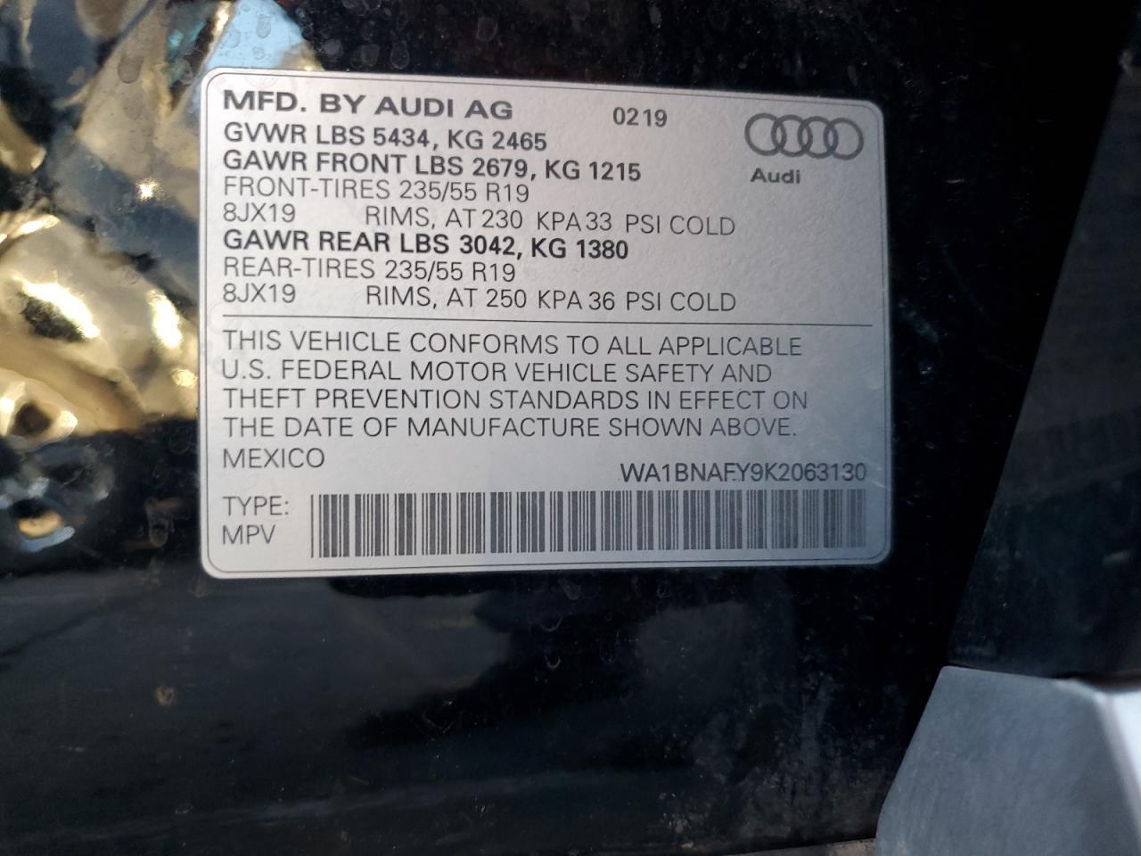 2019 AUDI Q5