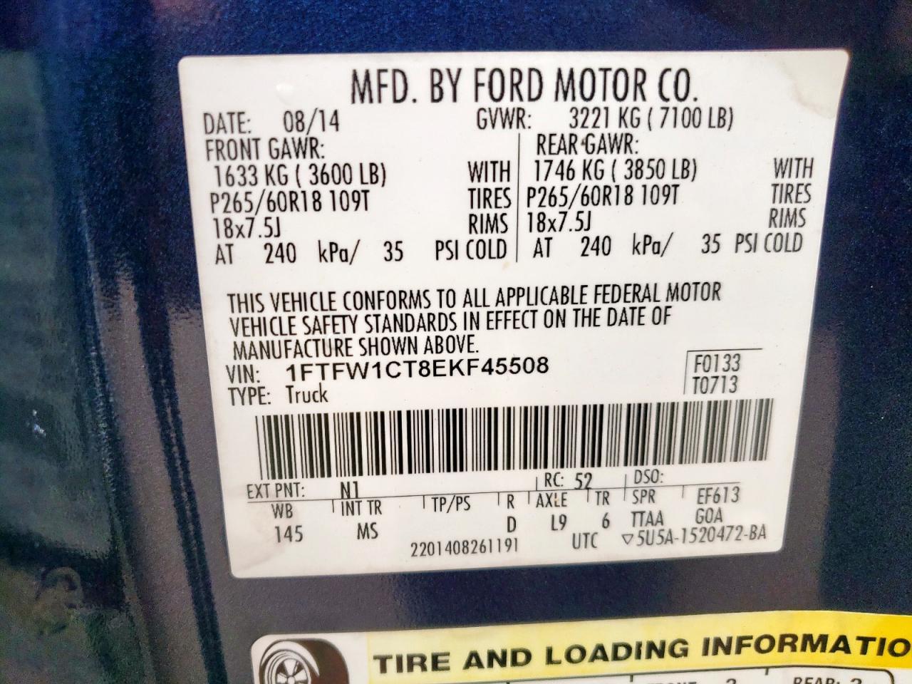 2014 FORD F-150