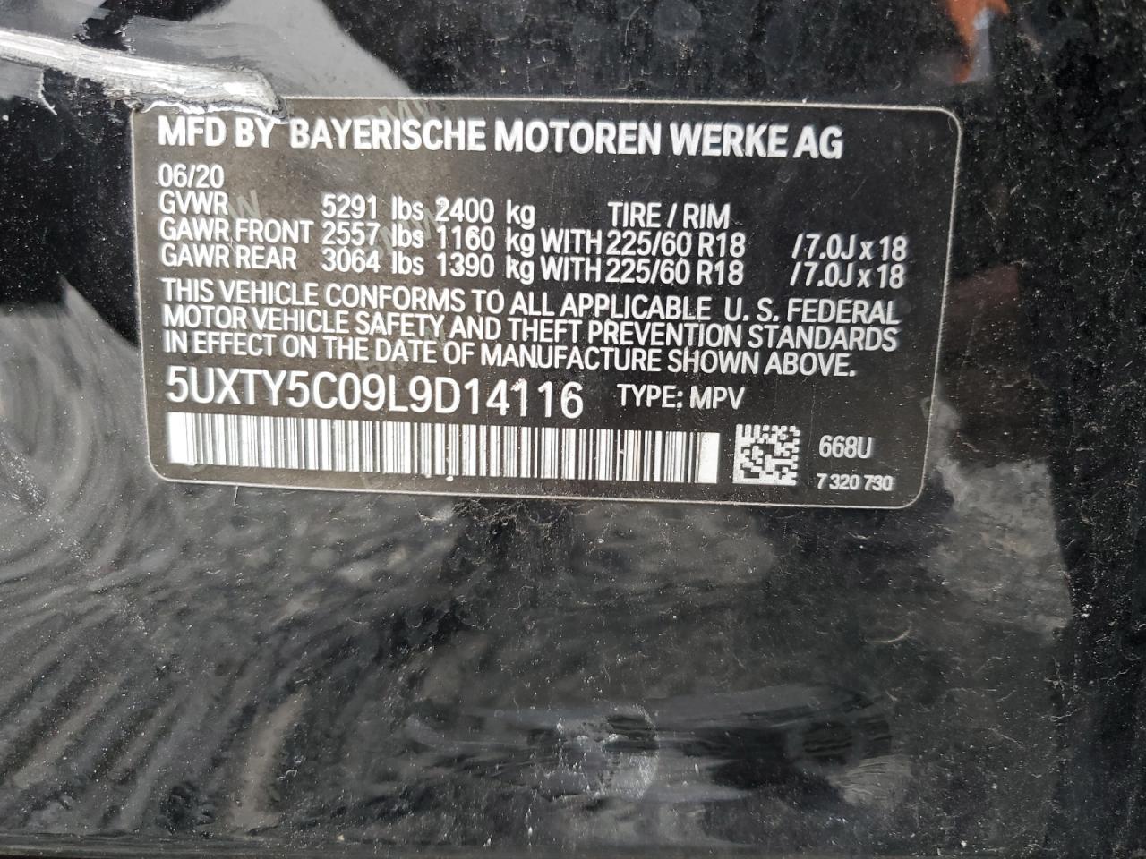 2020 BMW X3