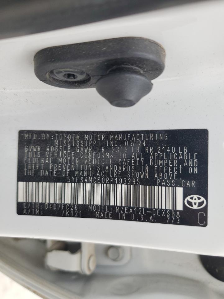 2024 TOYOTA COROLLA