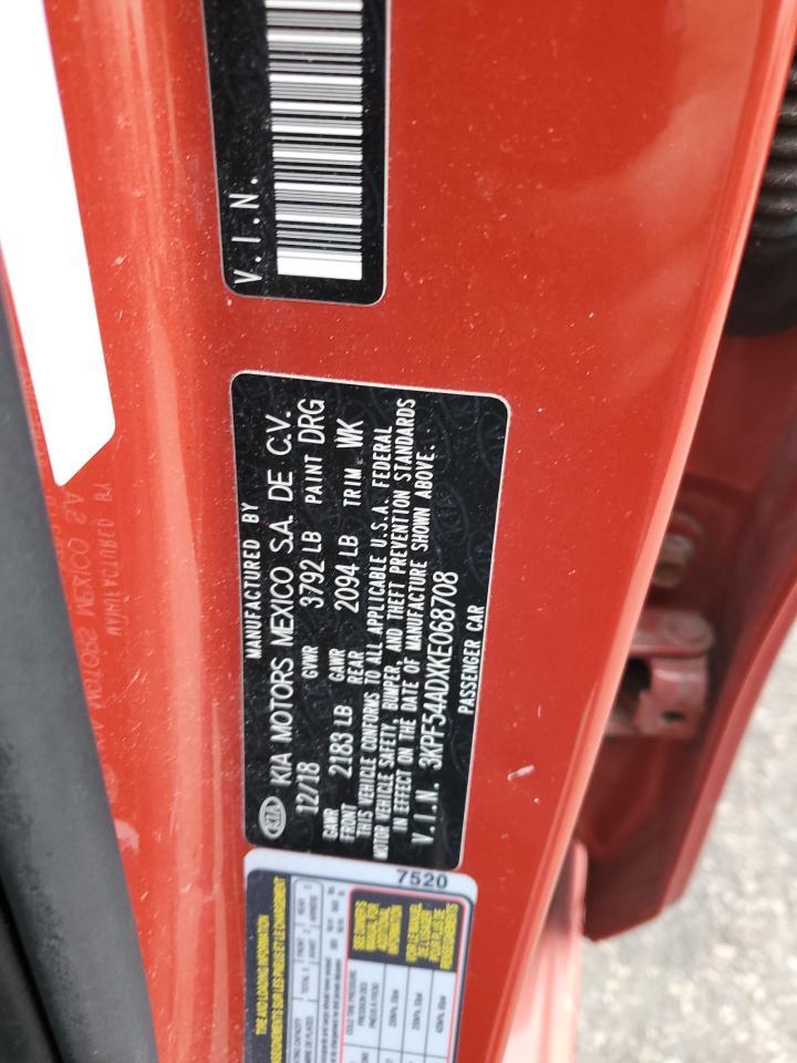 2019 KIA FORTE