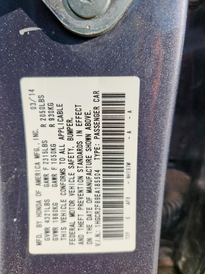 2014 HONDA ACCORD