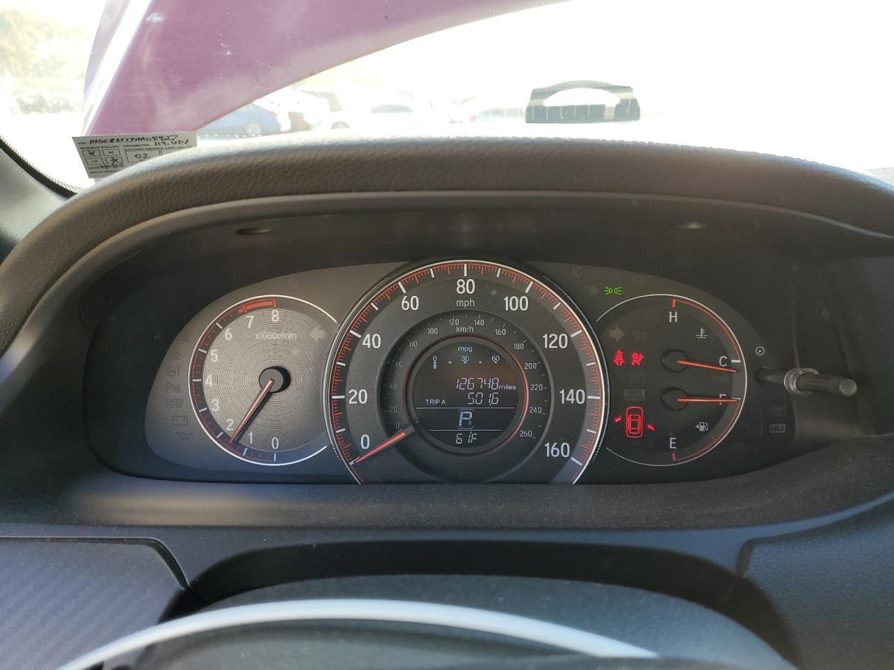 2017 HONDA ACCORD