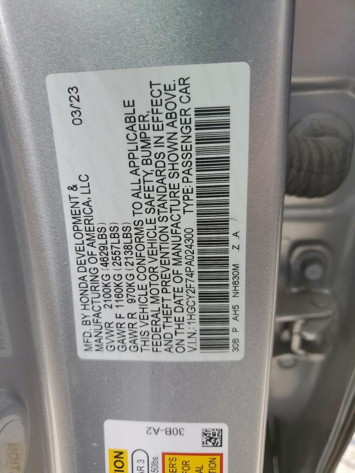 2023 HONDA ACCORD