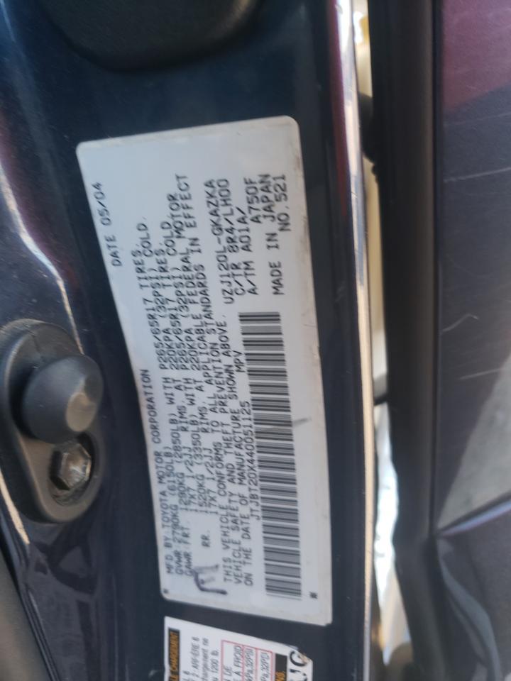 2004 LEXUS Gx 470
