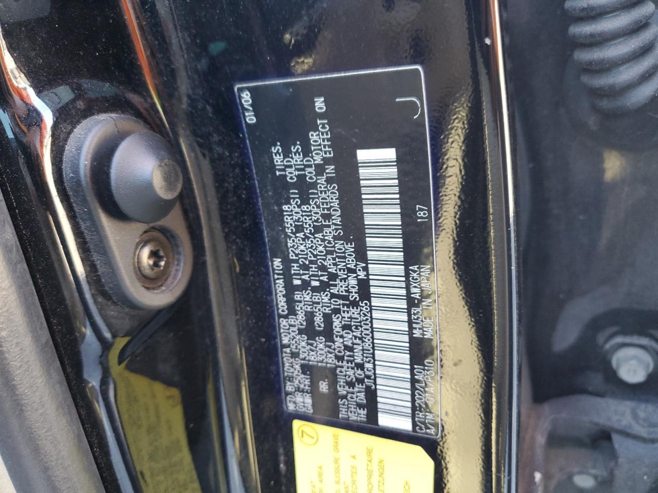 2006 LEXUS RX 400