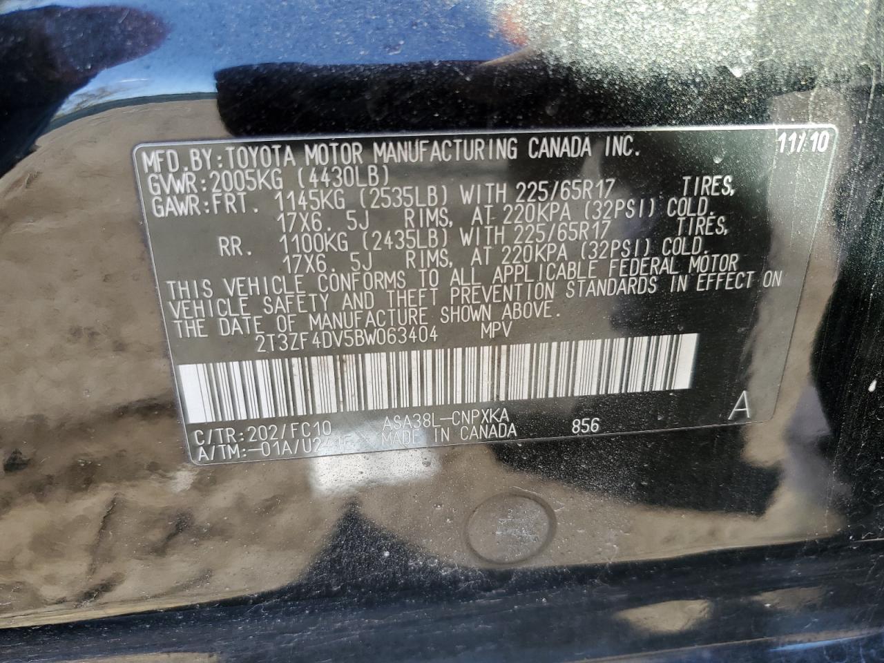 2011 TOYOTA RAV4