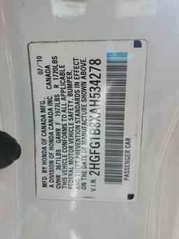 2010 HONDA CIVIC