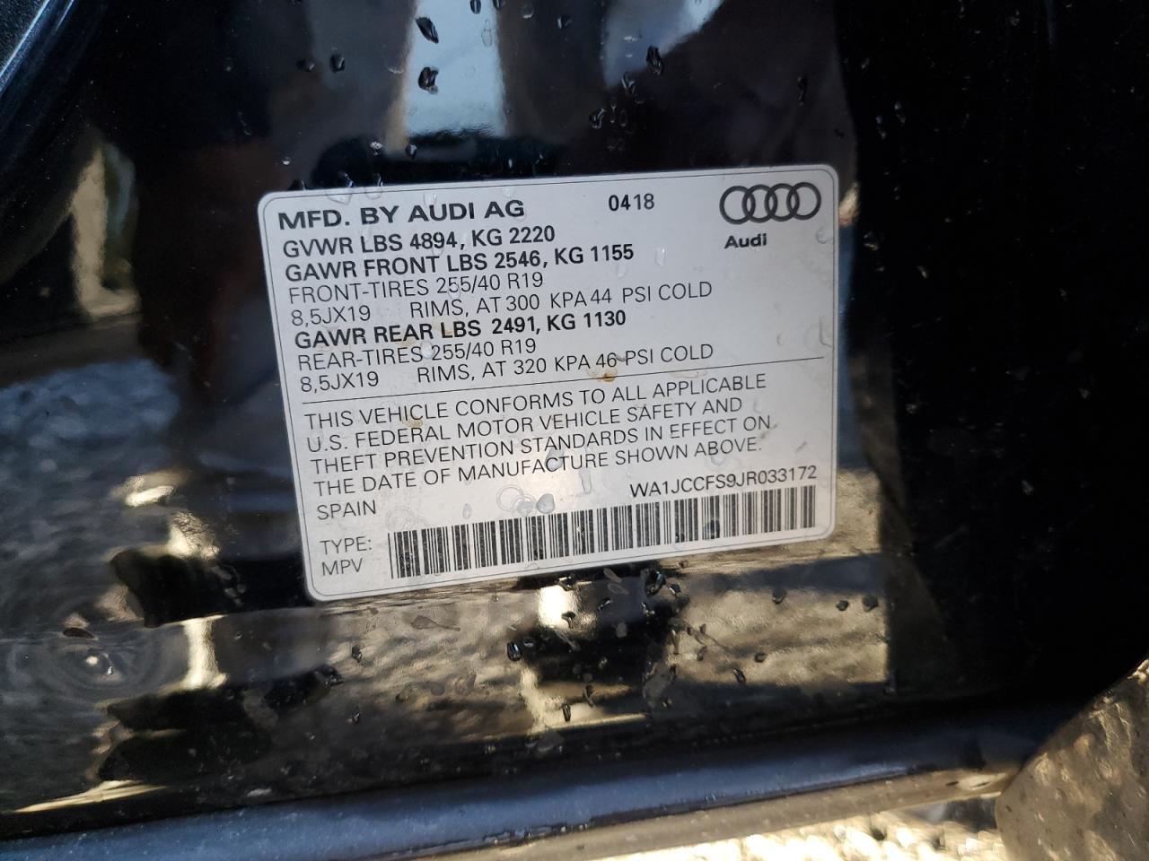 2018 AUDI Q3
