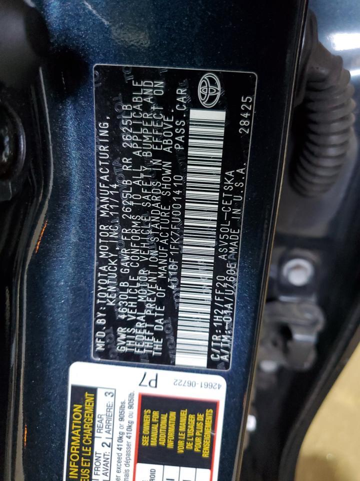 2015 TOYOTA CAMRY